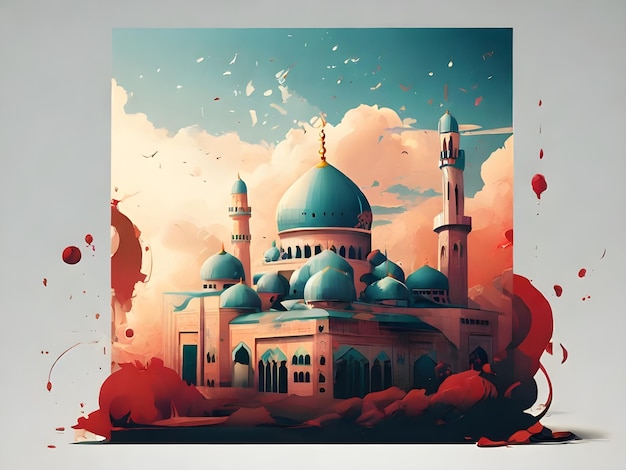 Ramadan Mubarak poster design