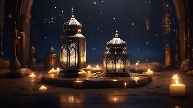 Ramadan Mubarak Ramadan Mubarak poster Ramadan thema Ramadan vibe data Eid ul Generatieve AI