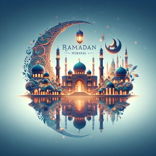 Ramadan Mubarak Reflect Vernieuwen Vreugde