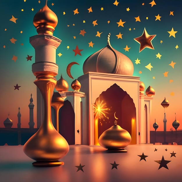 Ramadan mubarak template design