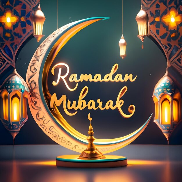 Ramadan mubarak template