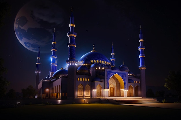 Foto ramadan il nono mese del calendario islamico osservato dai musulmani in tutto il mondo come un mese di digiuno