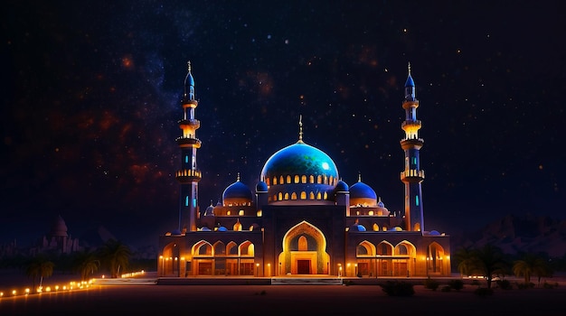 Foto ramadan il nono mese del calendario islamico osservato dai musulmani in tutto il mondo come un mese di digiuno