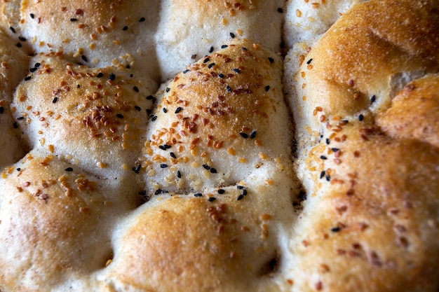 Ramadan Pita (Turkse naam; Ramazan Pidesi) Traditioneel Turks brood voor de heilige maand Ramadan