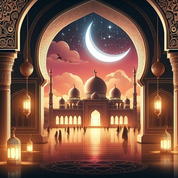 Ramadan poster background