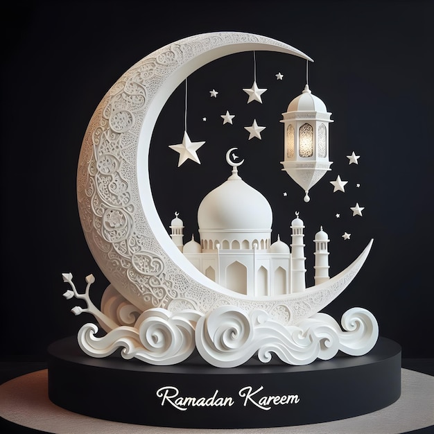 Photo ramadan sculpture