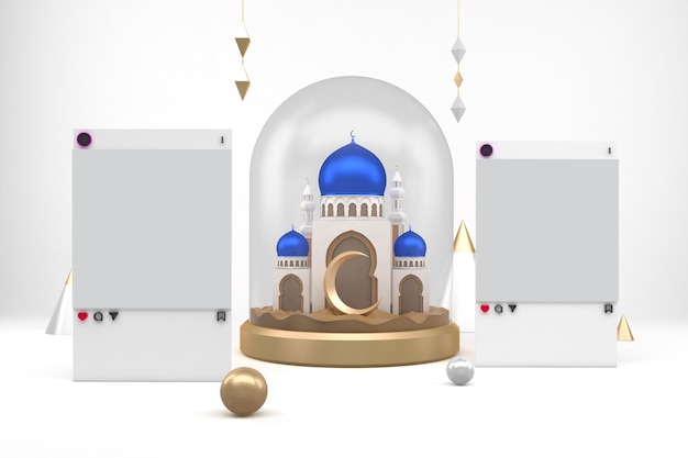 Ramadan Social Media Front Side In White Background