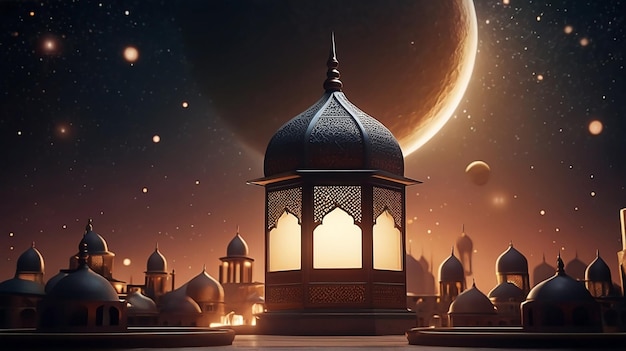 ramadan space background