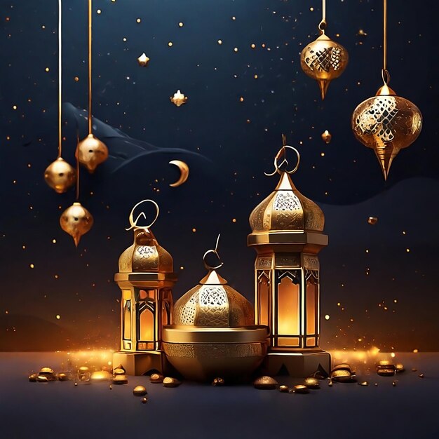 Ramadan space background