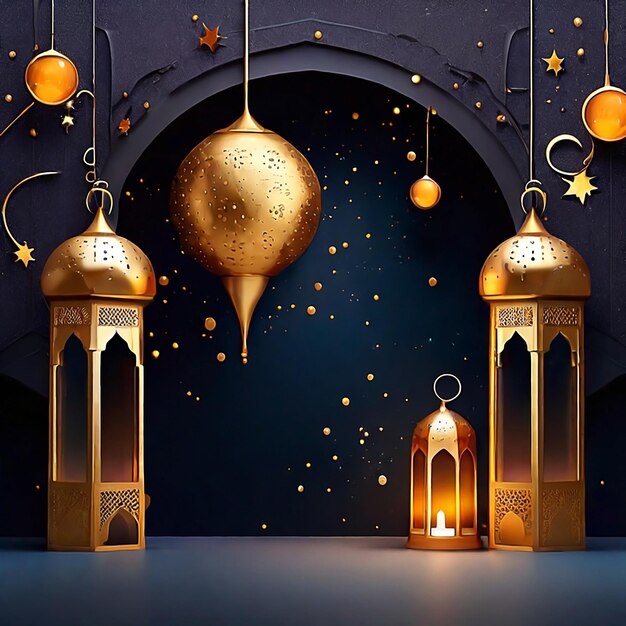 Ramadan space background