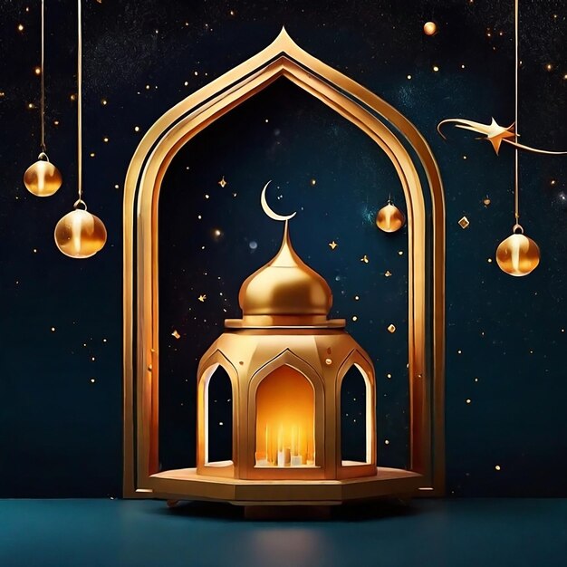 Ramadan space background