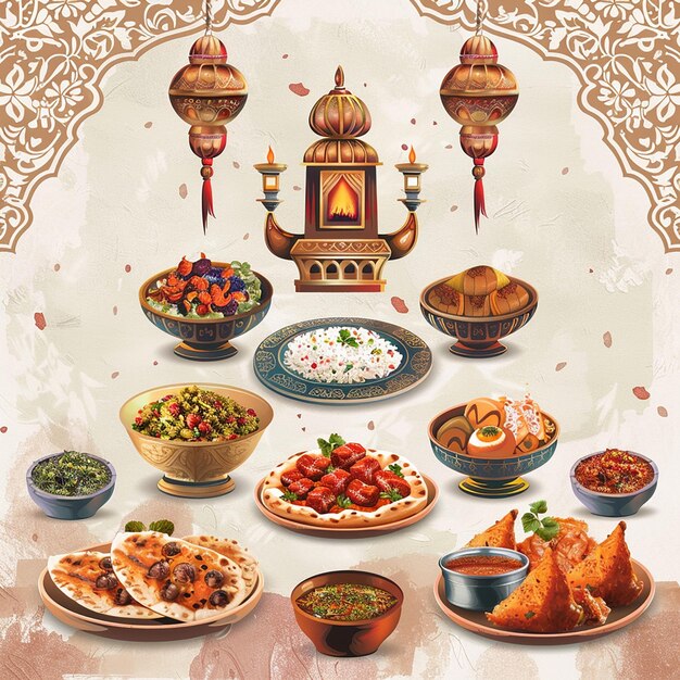 Ramadan special food menu ifter menu card