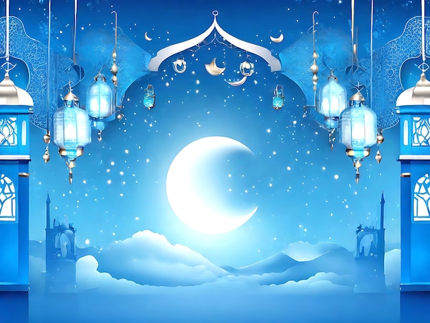 Ramadan vector Ramadan achtergrond Ramadan afbeelding en islamitische moskee afbeelding AI gegenereerd