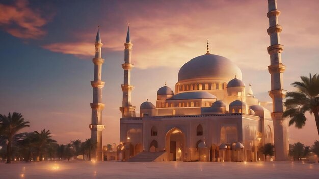 Ramadan vibes 3d background