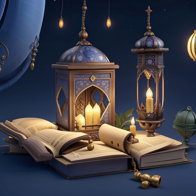 a ramadan with book