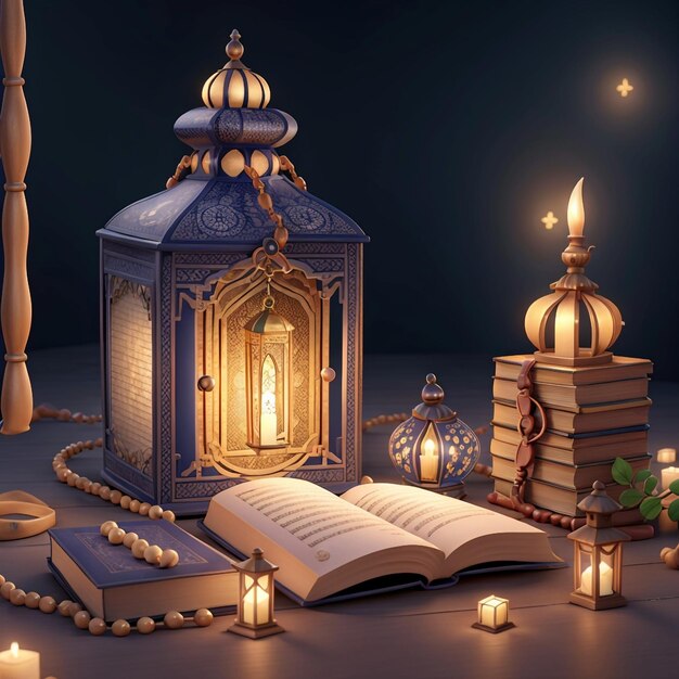 a ramadan with book