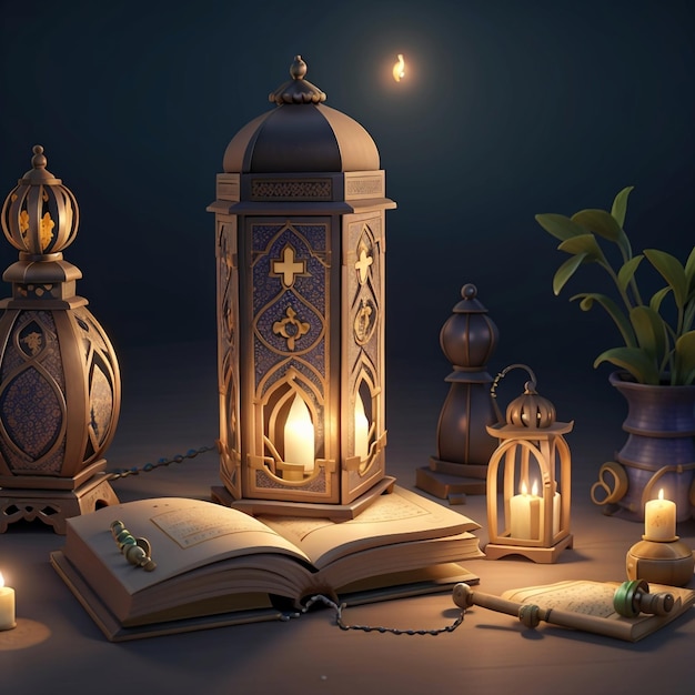 a ramadan with book