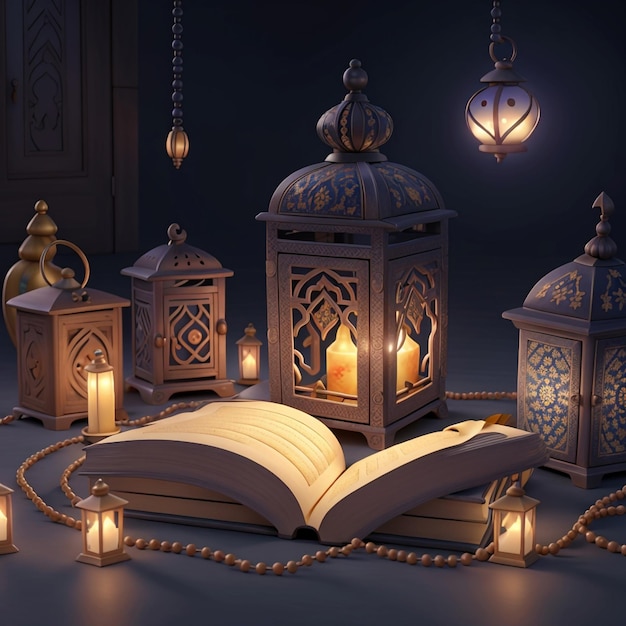 a ramadan with book