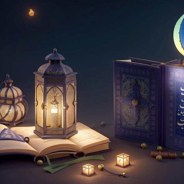 a ramadan with book