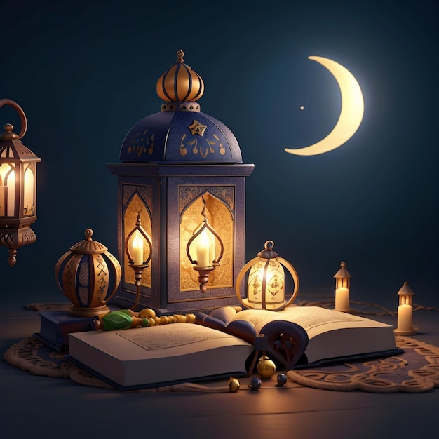 a ramadan with book