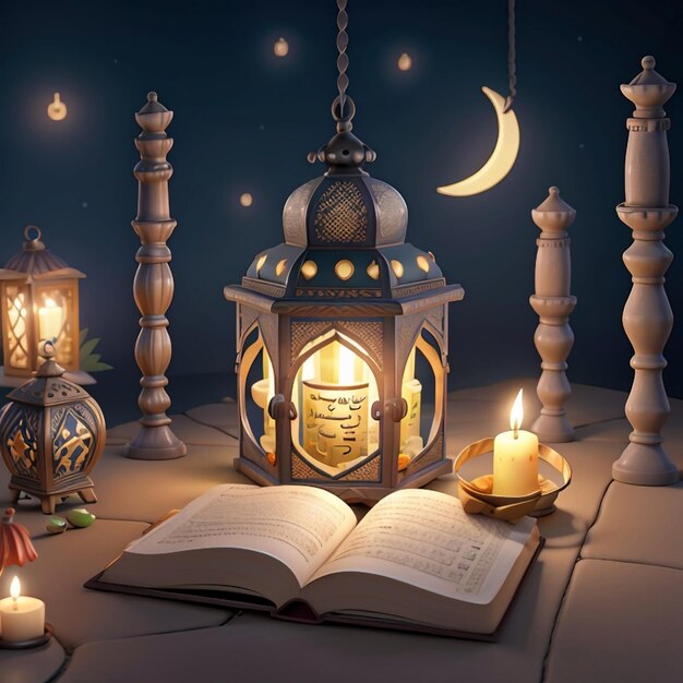 a ramadan with book