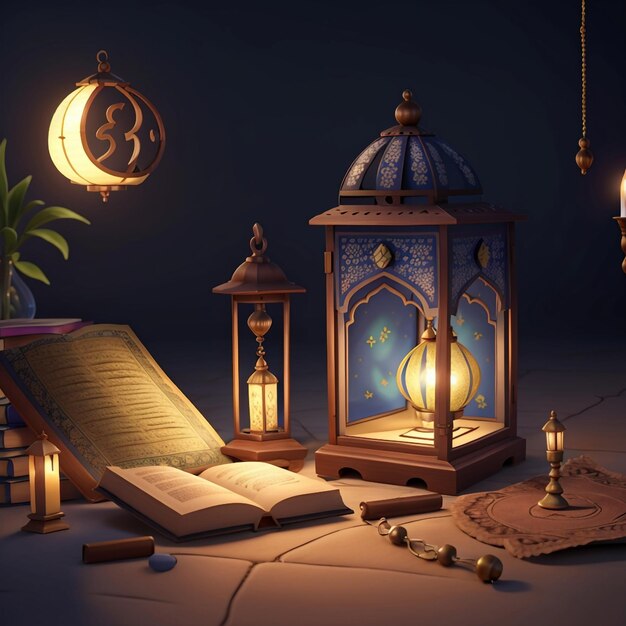 a ramadan with book