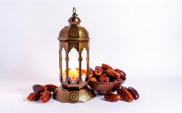 Ramazan Iftar Table With Dates and Watermelon