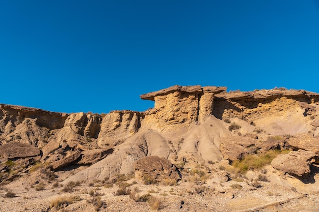 Rambla Las Salinas in the desert of Tabernas, AlmerÃÂÃÂ­a province, Andalusia