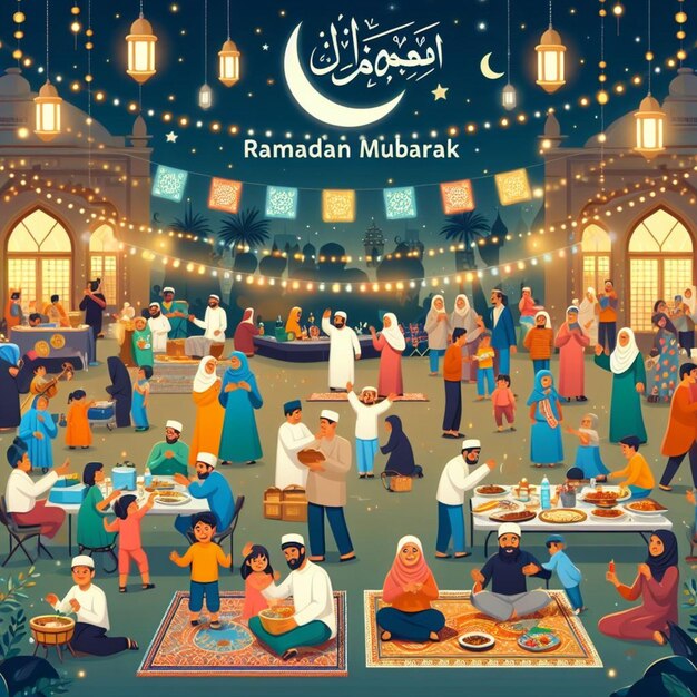 Ramdan mubarak 2024 poster