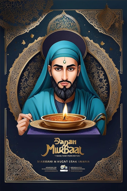 Ramdan Mubarak Social media Banner