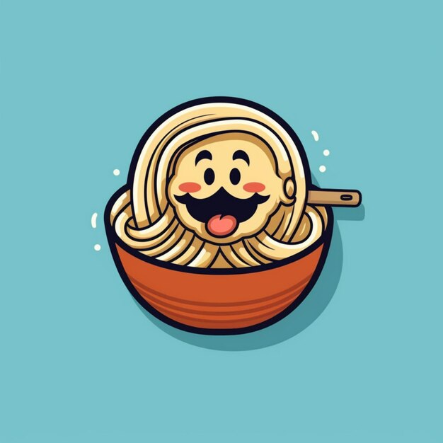 Ramen cartoon logo 16