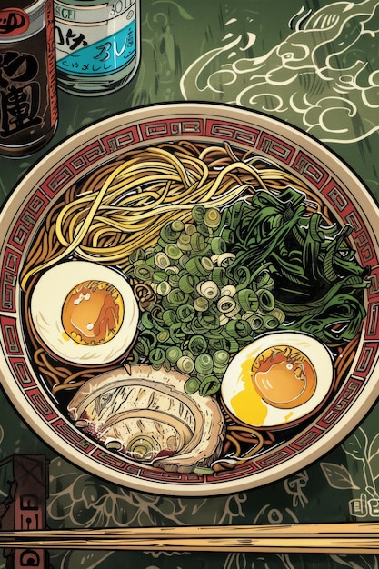 Foto illustrazione del ramen