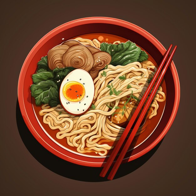 ramen illustration