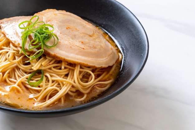 チャーシュー豚のラーメン