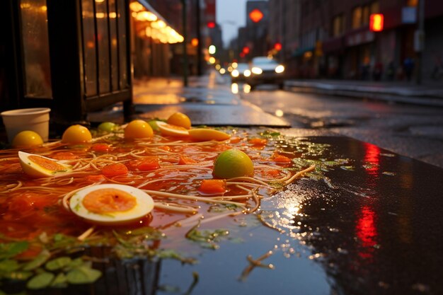 Photo ramen reflections photo