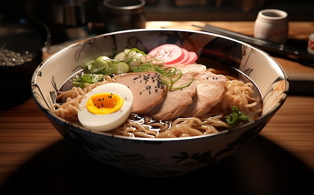 Ramen schaal stokken Genereren Ai