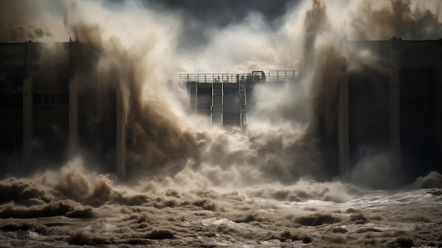 Foto rampenbrekingen en overstromingen