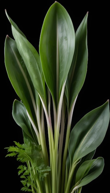 Ramps on an isolated black background