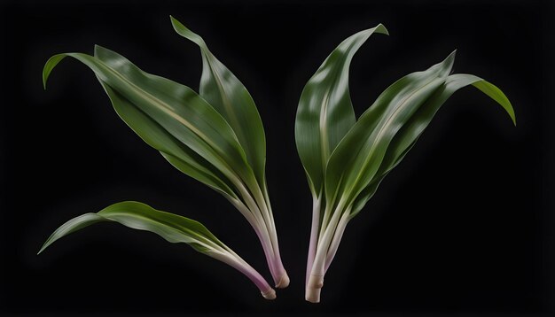 Ramps on an isolated black background