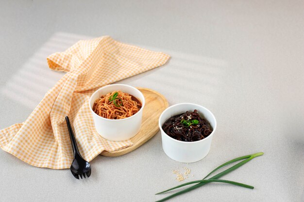 Ramyeon and Jjajangmyeon, Concept Takeaway Korean Food