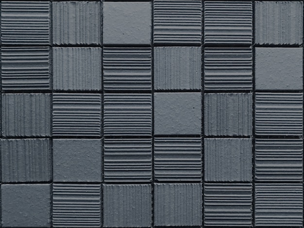 Photo random modern design square stone brick block pattern texture wall