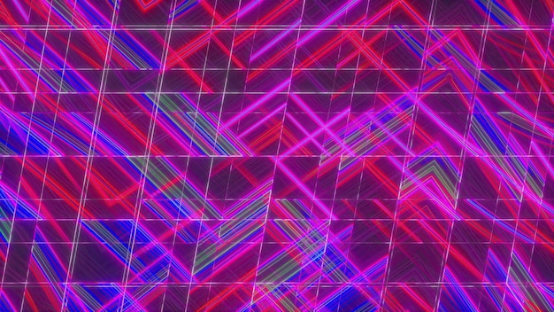 Random neon lines