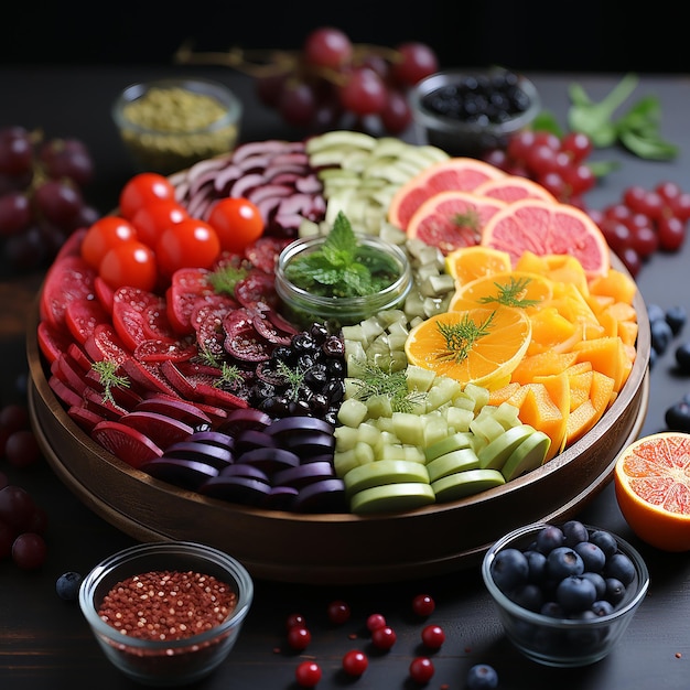 Range of Colors in a Ripe Watermelon