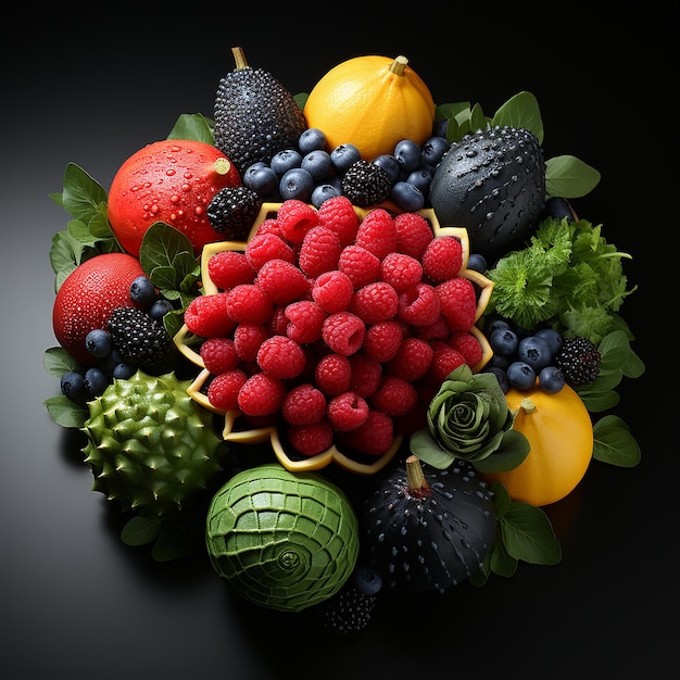 Range of Colors in a Ripe Watermelon