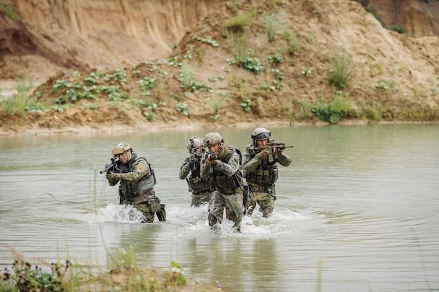 Rangers tijdens de militaire operatie