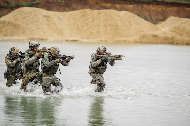 Rangers tijdens de militaire operatie