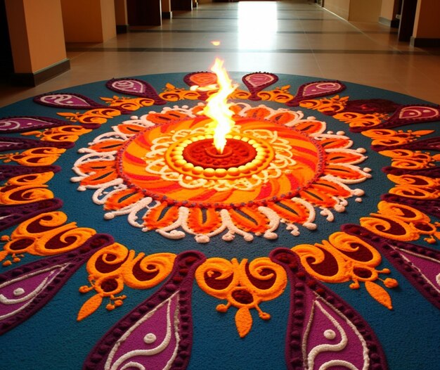 Rangoli designs in Diwali