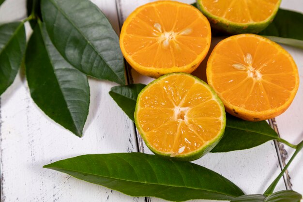 Rangpur Citrus limonia 또는 Citrus reticulata medica는 때때로 rangpur 라임 만다린 라임 또는 레만다린이라고도 하며 만다린 오렌지와 유자 사이의 잡종입니다