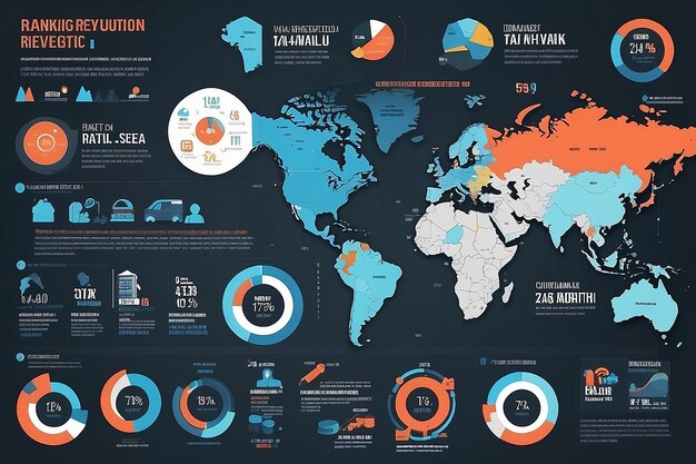 Foto ranking revolution infographic idea per il marketing digitale seo