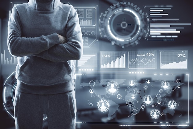 ransomware and attack concept